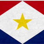Vlag van Saba - Nederlands eiland in het caribisch gebied