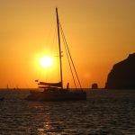 catamaran excurise met zonsondergang
